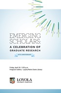 2019 Program Cover for Emerging Scholars